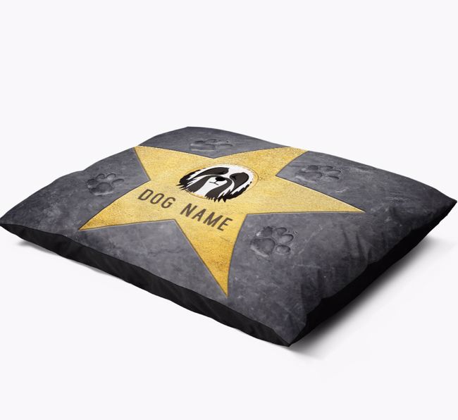 'Star of Fame' - Personalised {breedFullName} Dog Bed